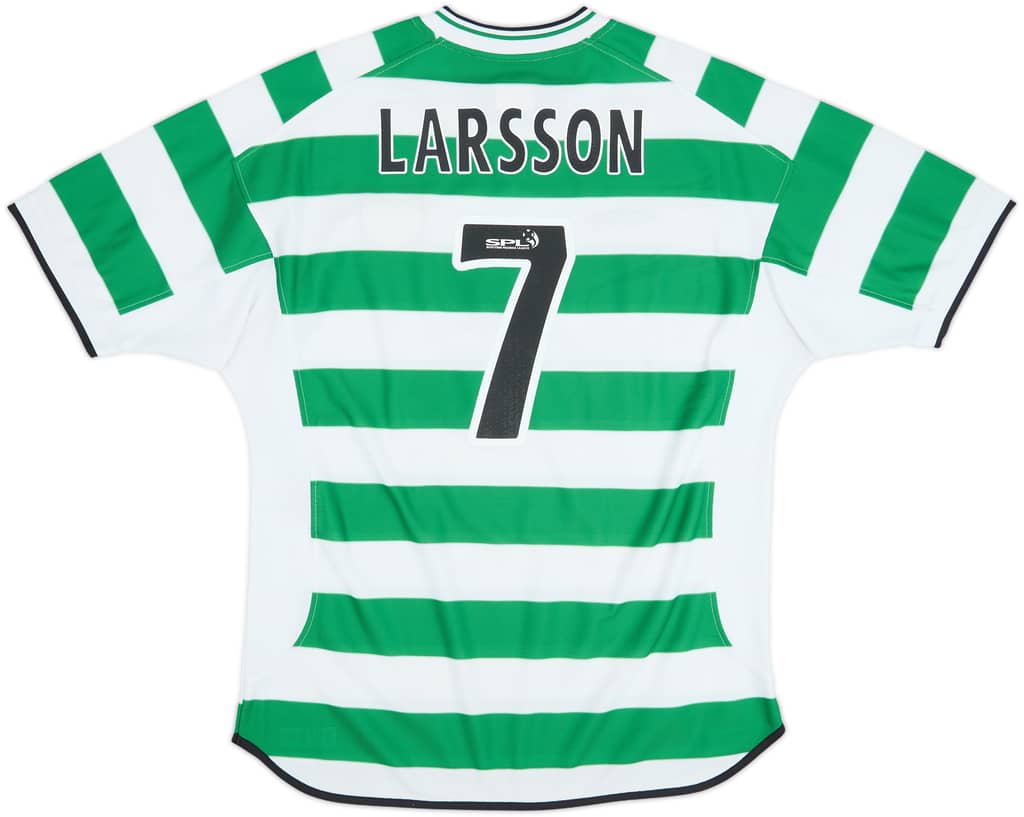 2001-03 Celtic Home Shirt Larsson #7