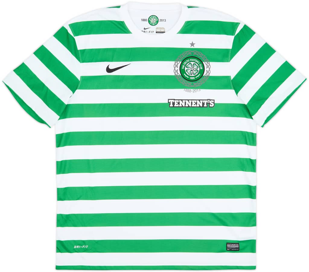 2012-13 Celtic '125th Anniversary' Home Shirt Brown #8
