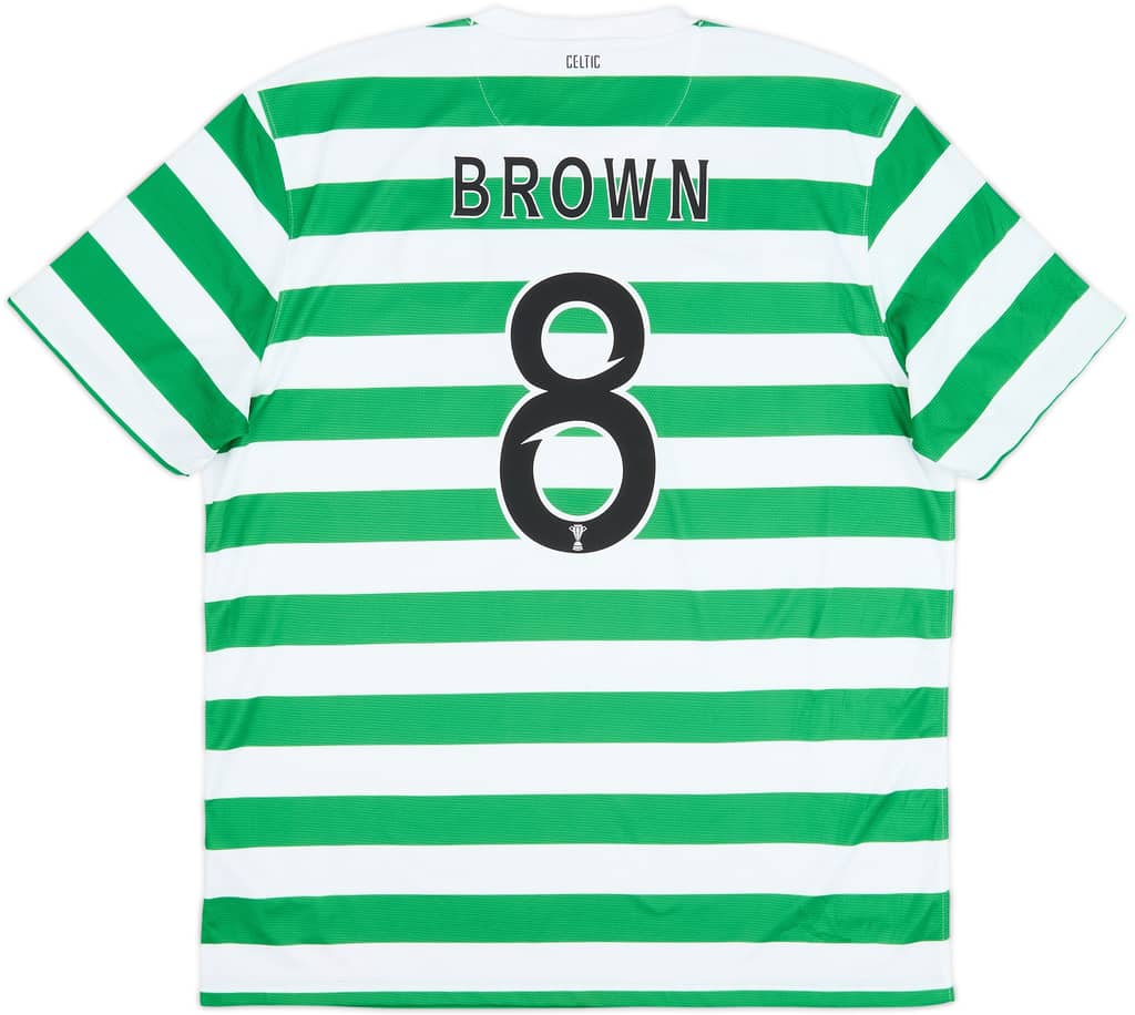2012-13 Celtic '125th Anniversary' Home Shirt Brown #8
