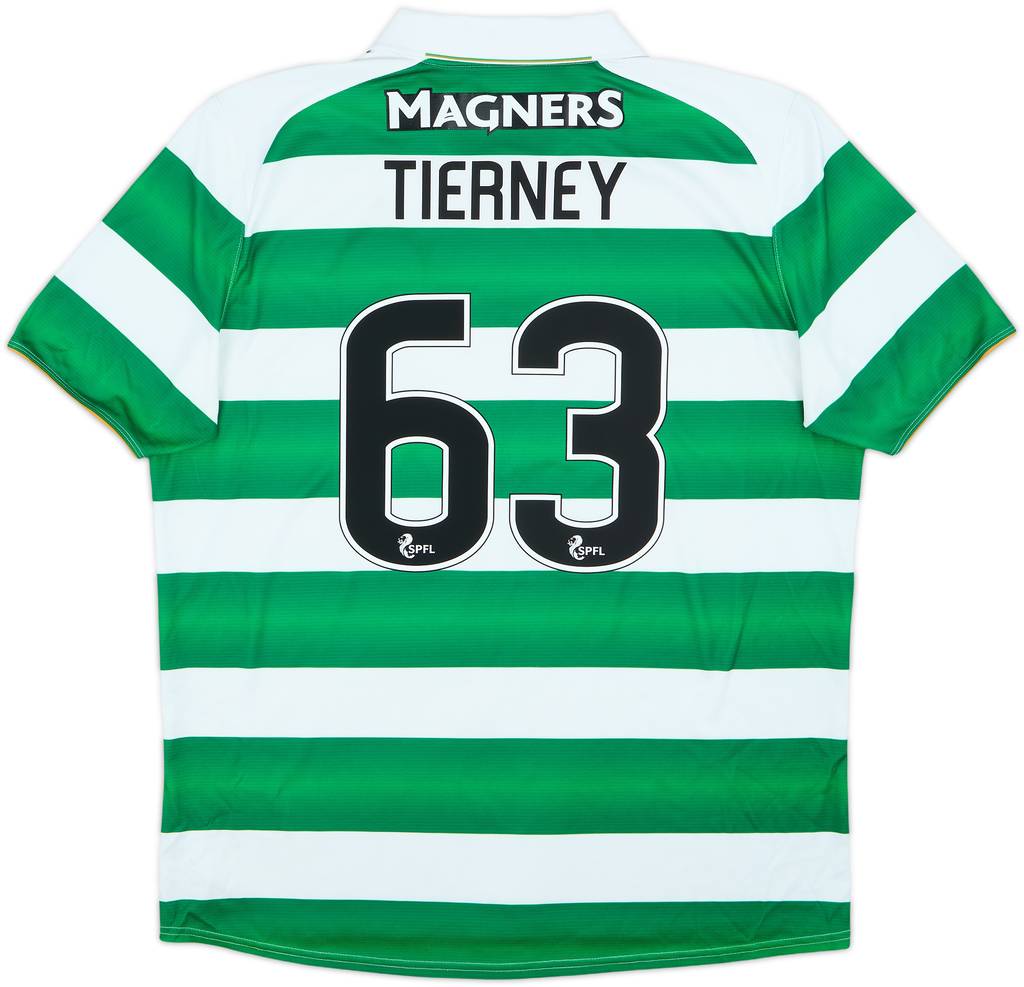 2016-17 Celtic Home Shirt Tierney #63