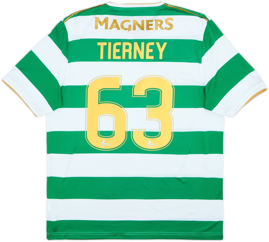 2017-18 Celtic 'Lisbon Lions 50th Anniversary' Home Shirt Tierney #63