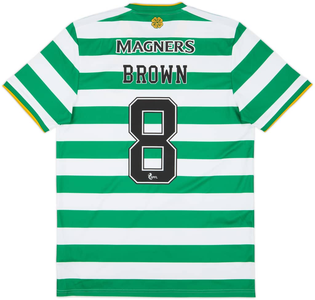 2020-21 Celtic Home Shirt Brown #8 - 8/10 - (S)