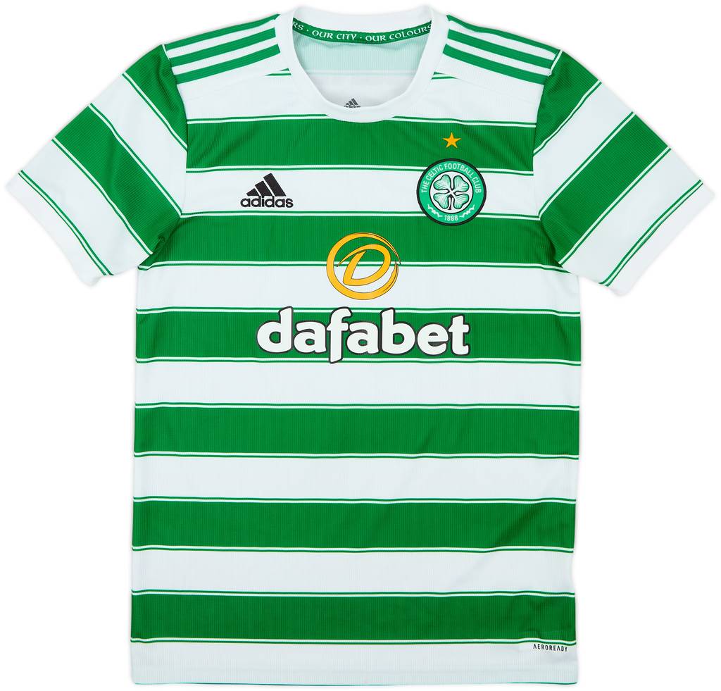 2021-22 Celtic Home Shirt Kyogo #8 - 6/10 - (S)