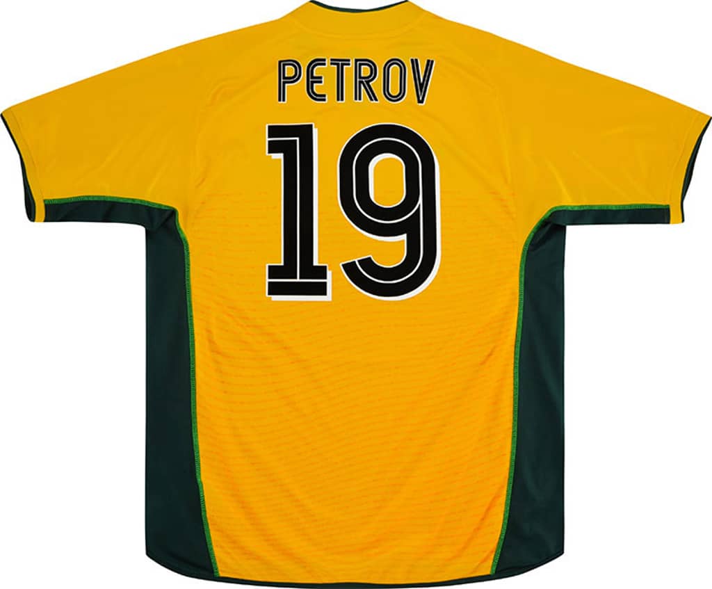 2002-03 Celtic Away Shirt Petrov #19 - 6/10 - (XL)