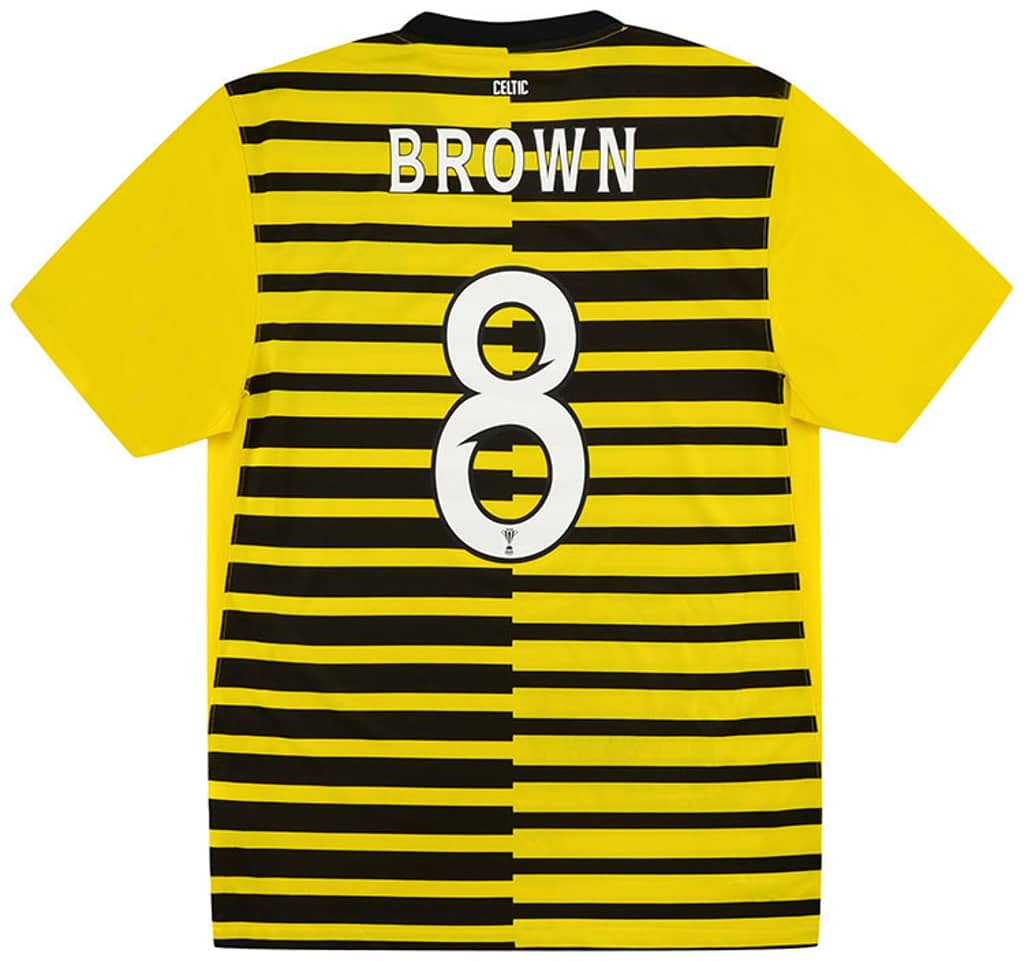 2011-12 Celtic Third Shirt Brown #8
