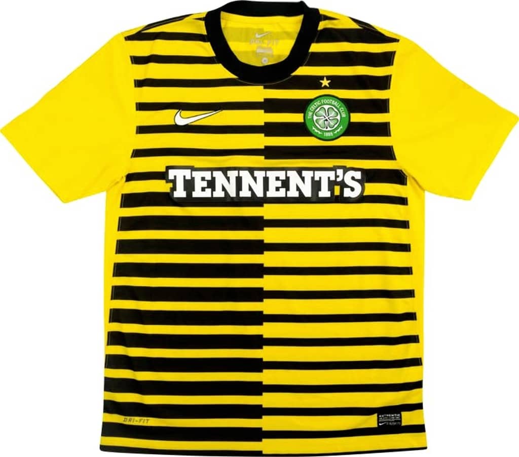 2011-12 Celtic Third Shirt Brown #8