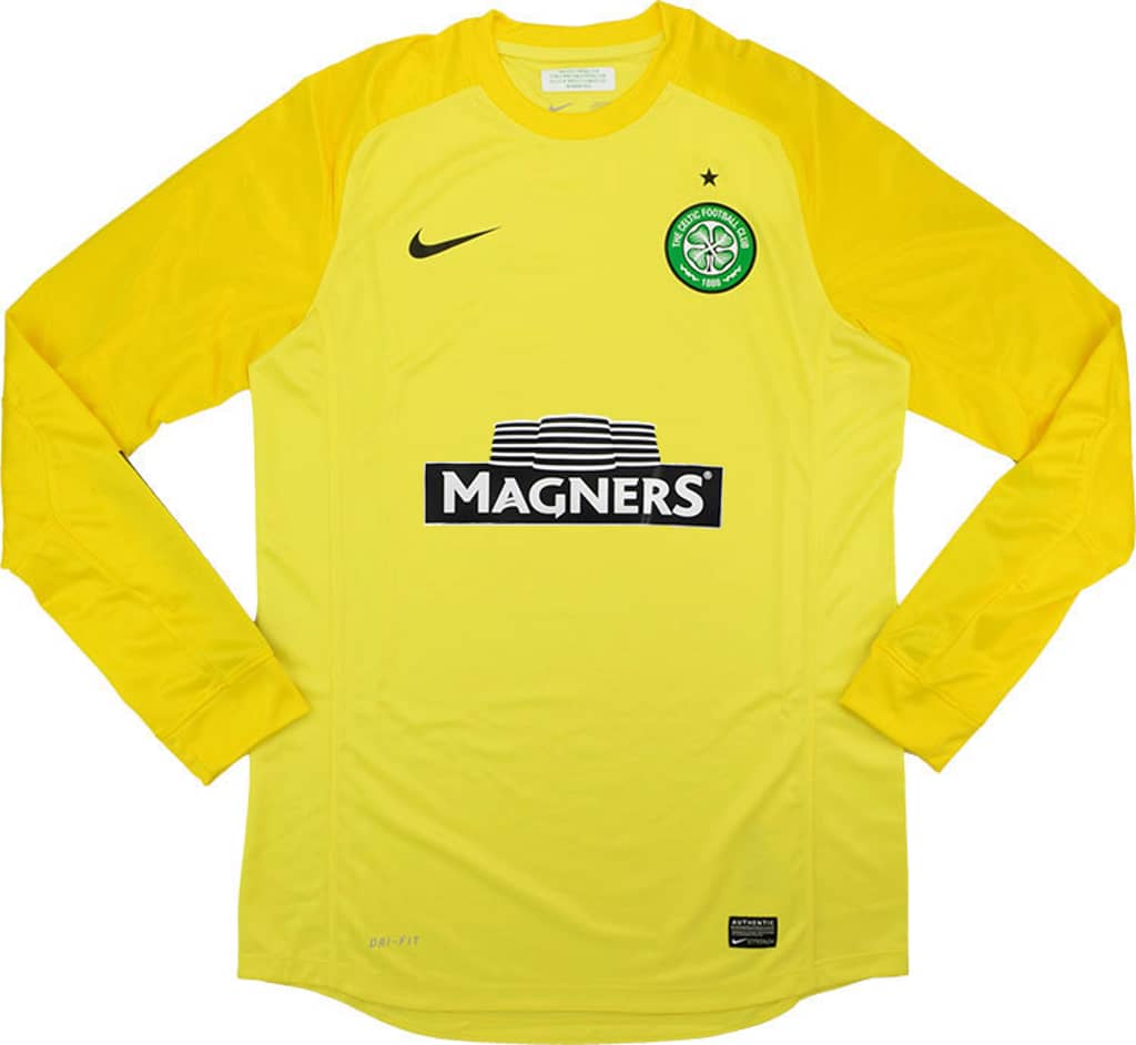 2013-14 Celtic Player Issue GK Shirt - 8/10 - (L)