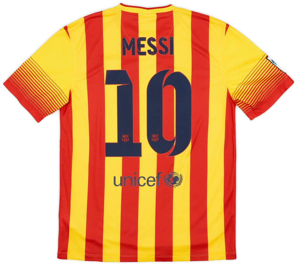 2013-15 Barcelona Away Shirt Messi #10 - 10/10 - (M)