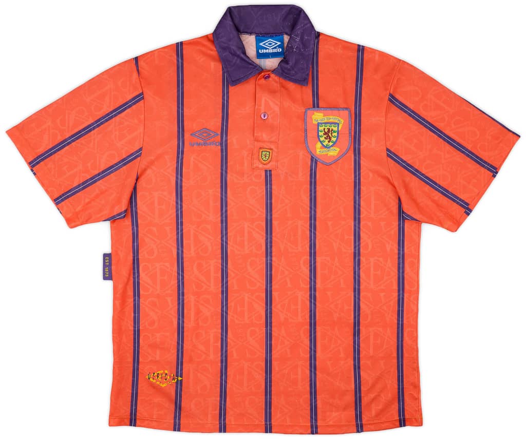 1993-95 Scotland Away Shirt - 7/10 - (L)