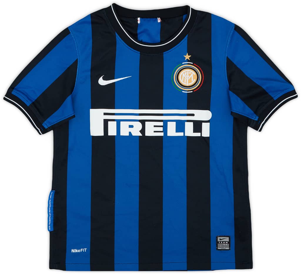 2009-10 Inter Milan Home Shirt - 9/10 - (M.Boys)