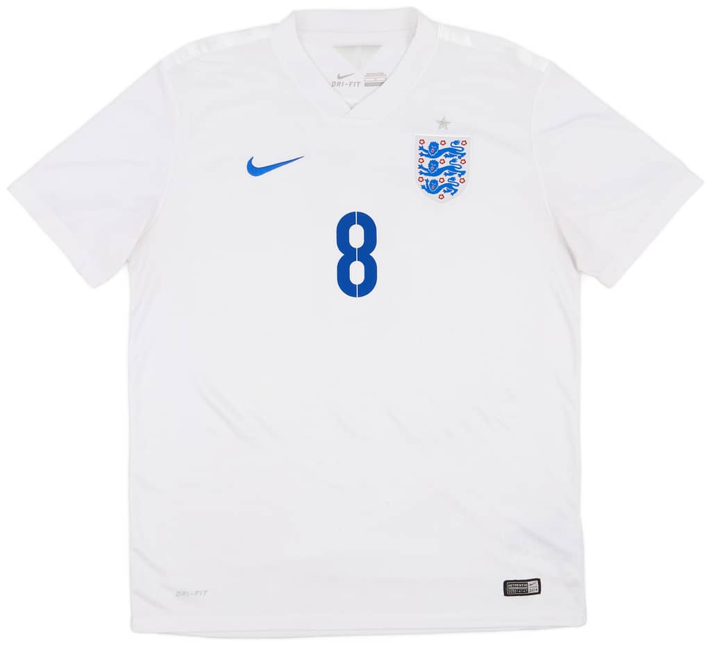 2014-15 England Home Shirt Lampard #8 - 7/10 - (L)