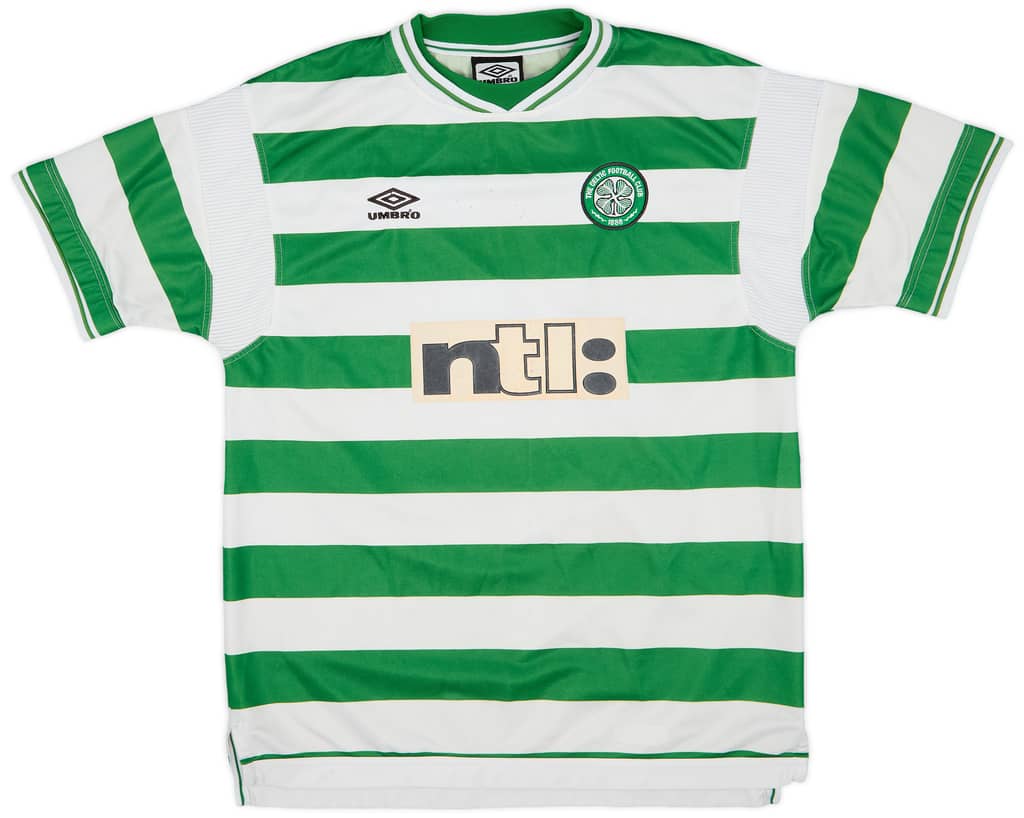 1999-01 Celtic Home Shirt Petrov #19 - 5/10 - (XL)
