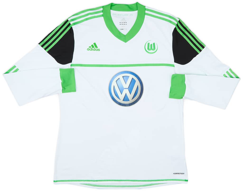 2012-13 Wolfsburg Away L/S Shirt - 8/10 - (XL)