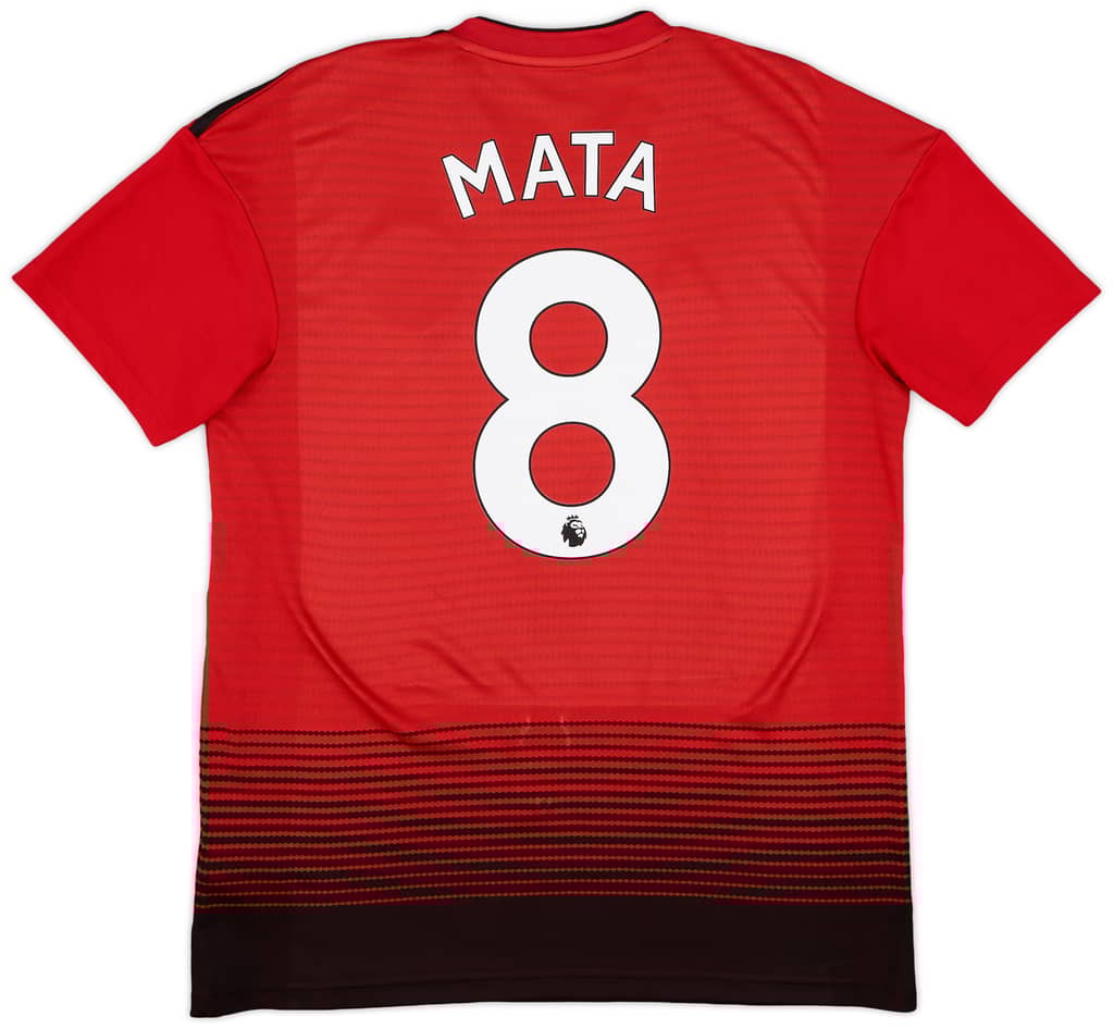 2018-19 Manchester United Home Shirt Mata #8 - 5/10 - (M)