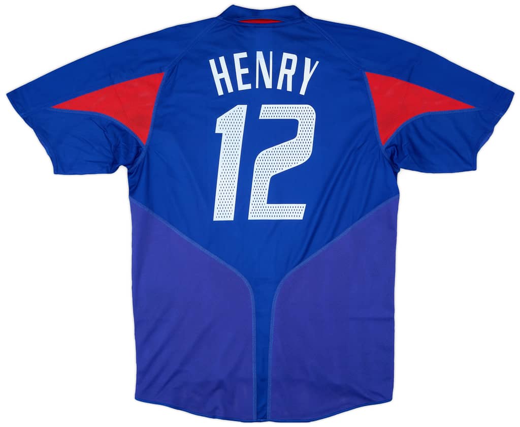 2004-06 France Home Shirt Henry #12 (L)