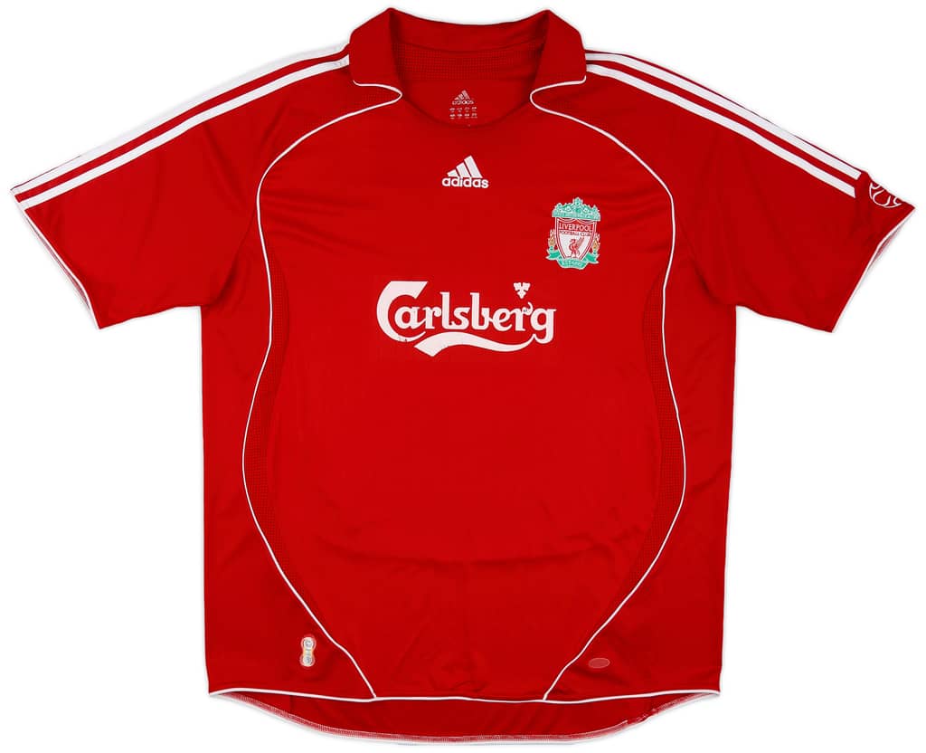 2006-08 Liverpool Home Shirt Alonso #14 - 6/10 - (XXL)