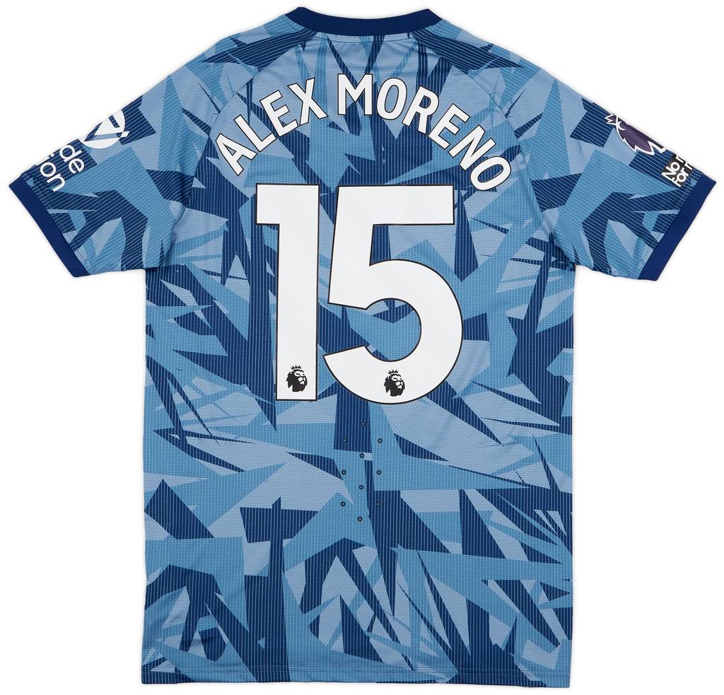 2023-24 Aston Villa Match Issue Third Shirt Alex Moreno #15