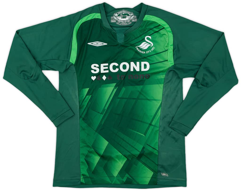 2009-10 Swansea GK Shirt - 8/10 - (M.Boys)