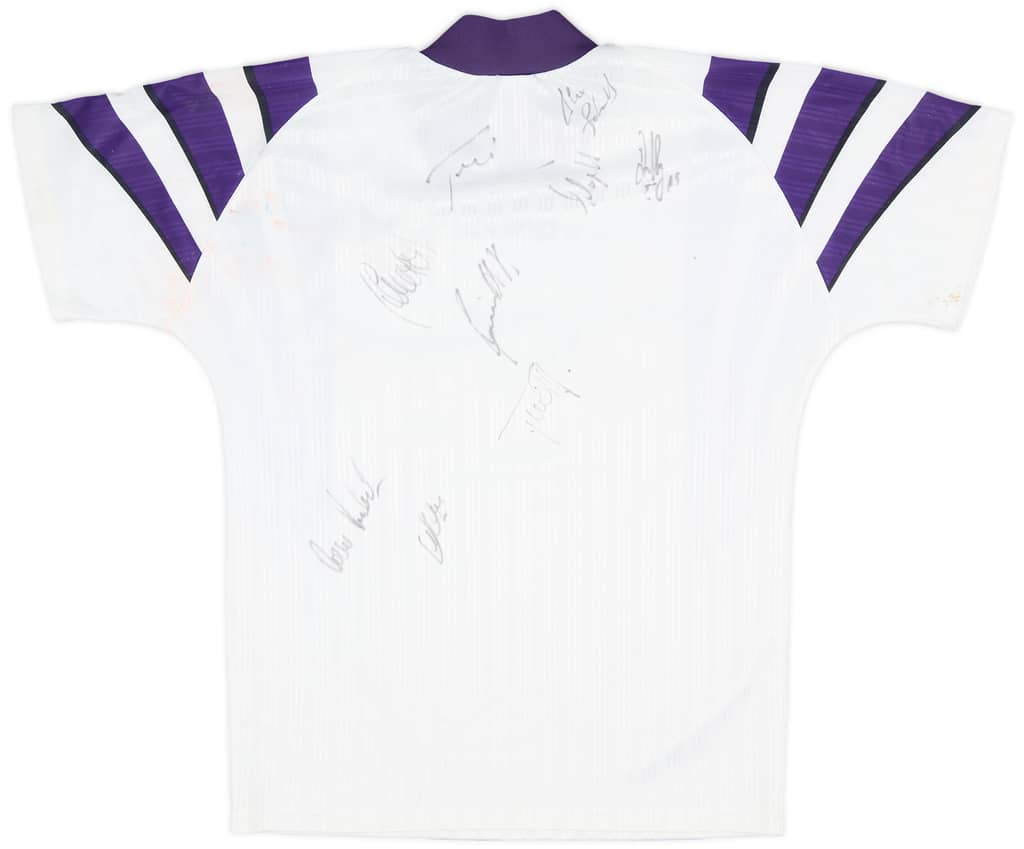 1996-97 Casino Salzburg Squad Signed Home Shirt - 4/10 - (S)