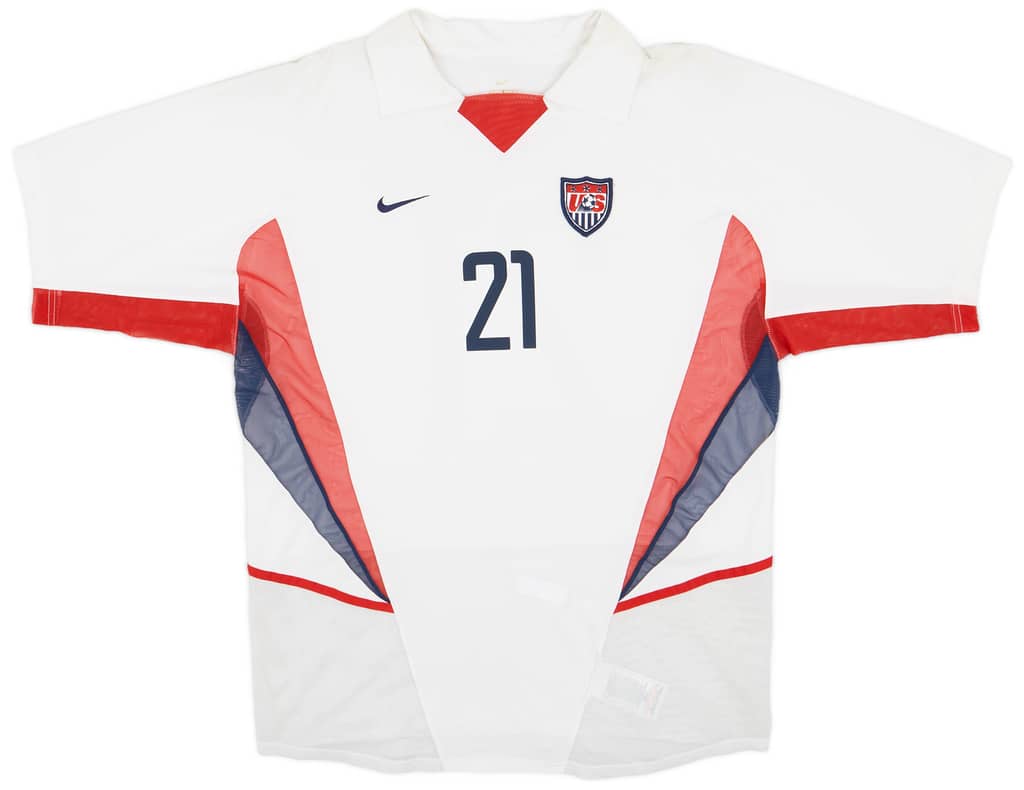 2002-03 USA Authentic Home Shirt Donovan #21 - 8/10 - (M)