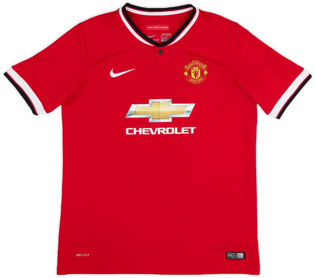 2014-15 Manchester United Home Shirt - 8/10 - (XL.Boys)