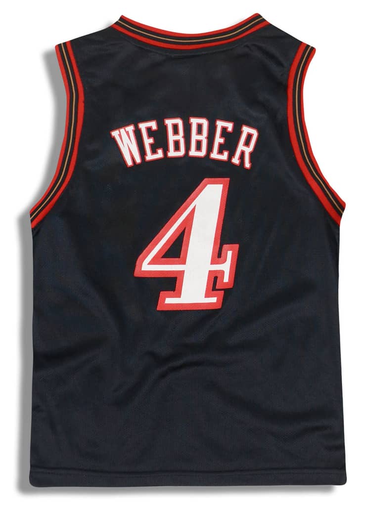 2006-07 Philadelphia 76ers Webber # 4 adidas Jersey (Away) Y