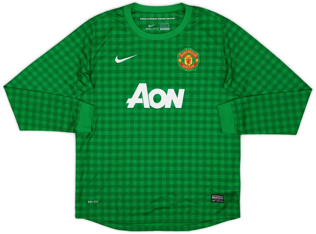2012-13 Manchester United GK Shirt - 8/10 - (XL.Boys)