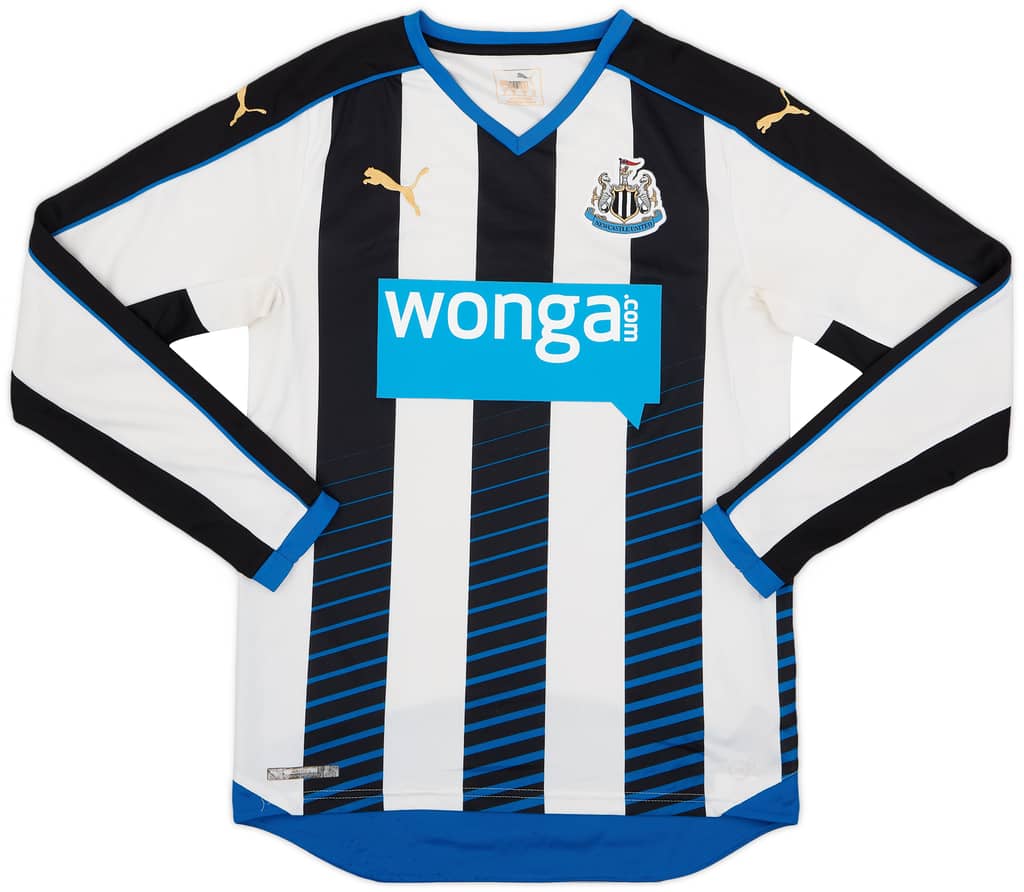 2015-16 Newcastle Home L/S Shirt - 6/10 - (S)