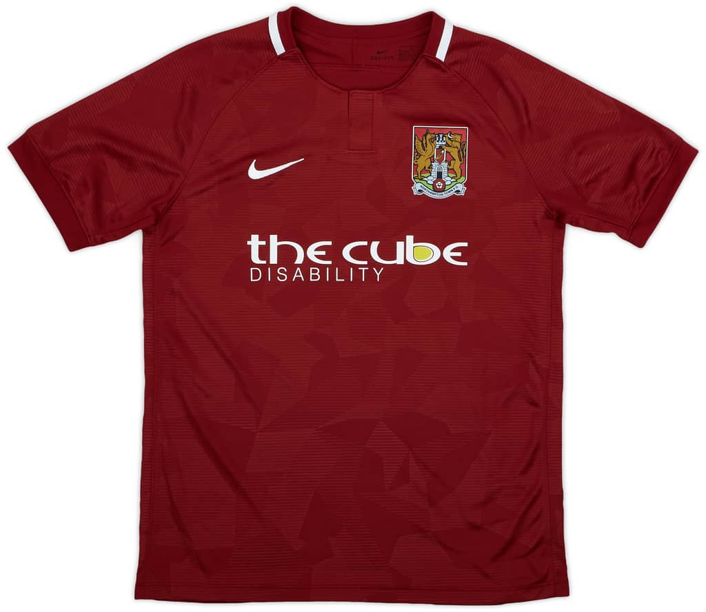 2018-19 Northampton Home Shirt - 8/10 - (XL.Boys)