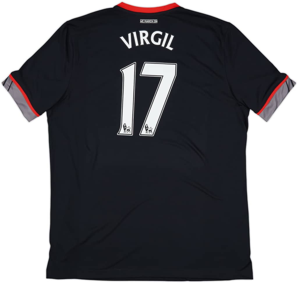 2016-17 Southampton Away Shirt Virgil #17 (3XL)