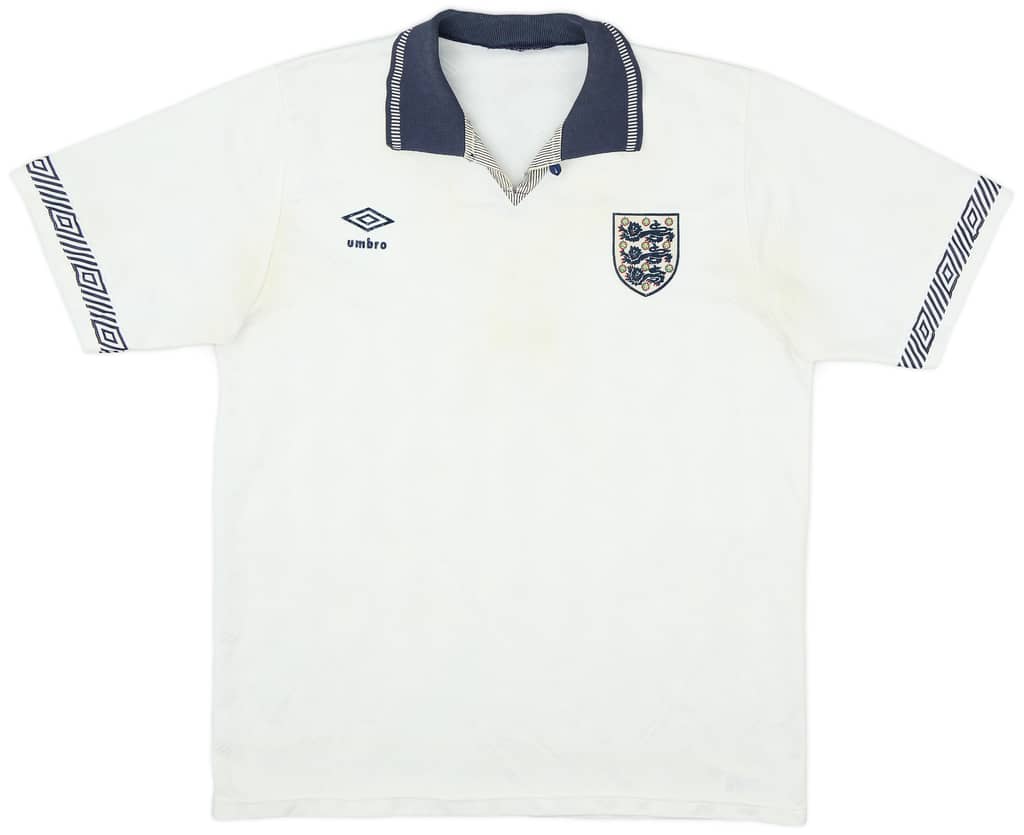 1990-92 England Home Shirt - 4/10 - (L)