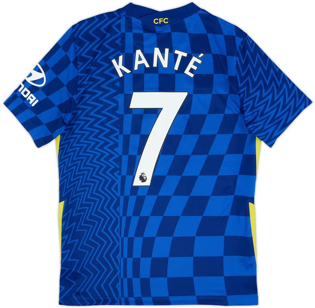 2021-22 Chelsea Home Shirt Kante #7 - 8/10 - (S)