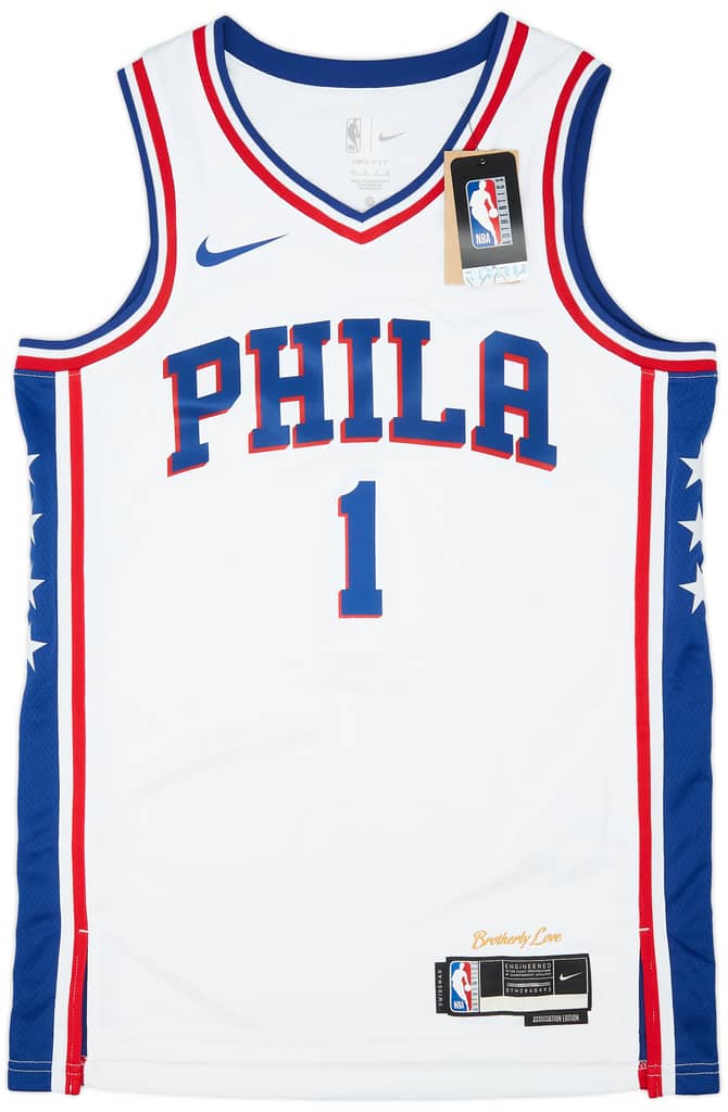 2022-23 Philadelphia 76ers Harden #1 Nike Swingman Home Jersey (M)