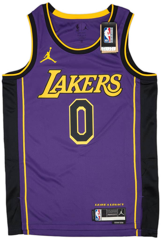 2022-23 LA Lakers Westbrook #0 Jordan Swingman Alternate Jersey (M)