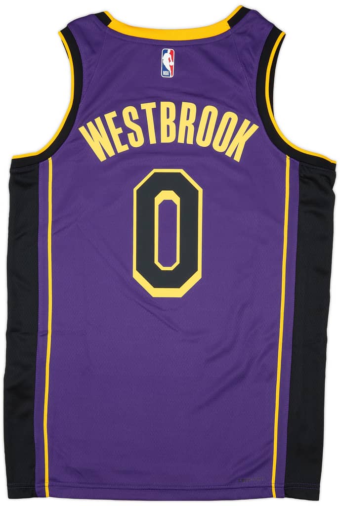 2022-23 LA Lakers Westbrook #0 Jordan Swingman Alternate Jersey (M)