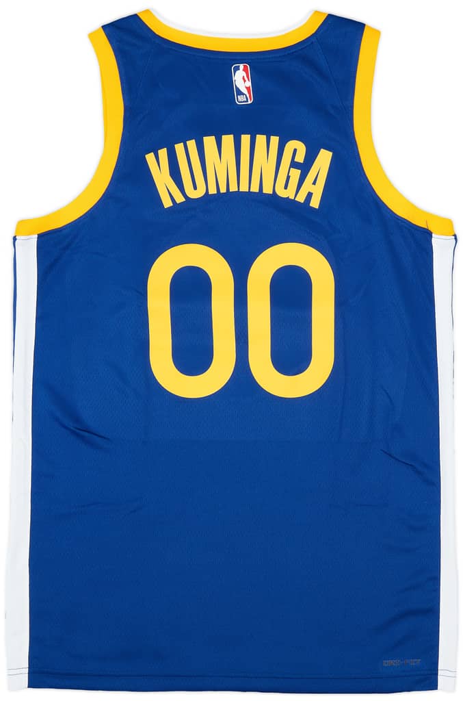 2021-24 Golden State Warriors Kuminga #00 Nike Swingman Away Jersey (M)