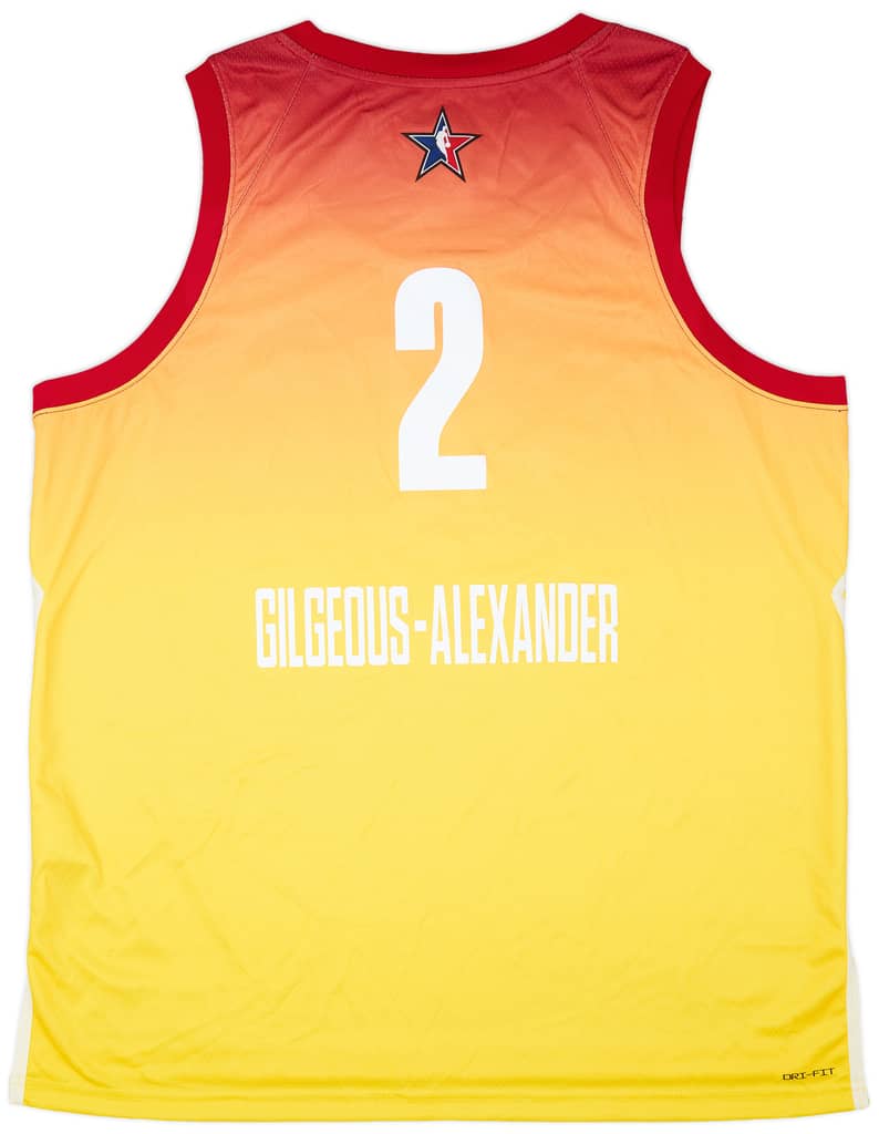 2023 NBA All-Star Gilgeous-Alexander #2 Jordan Swingman Jersey (XXL)