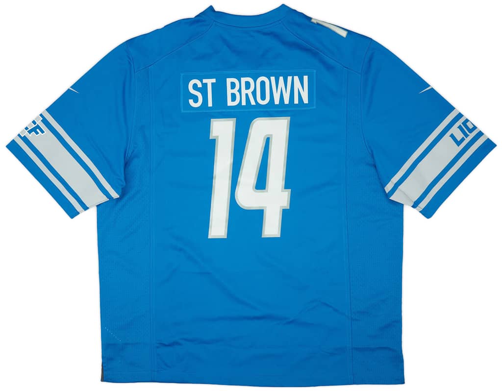 2021-23 Detroit Lions St Brown #14 Nike Game Home Jersey (XXL)