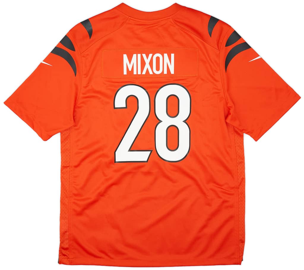 2021-23 Cincinnati Bengals Mixon #28 Nike Game Alternate Jersey (L)