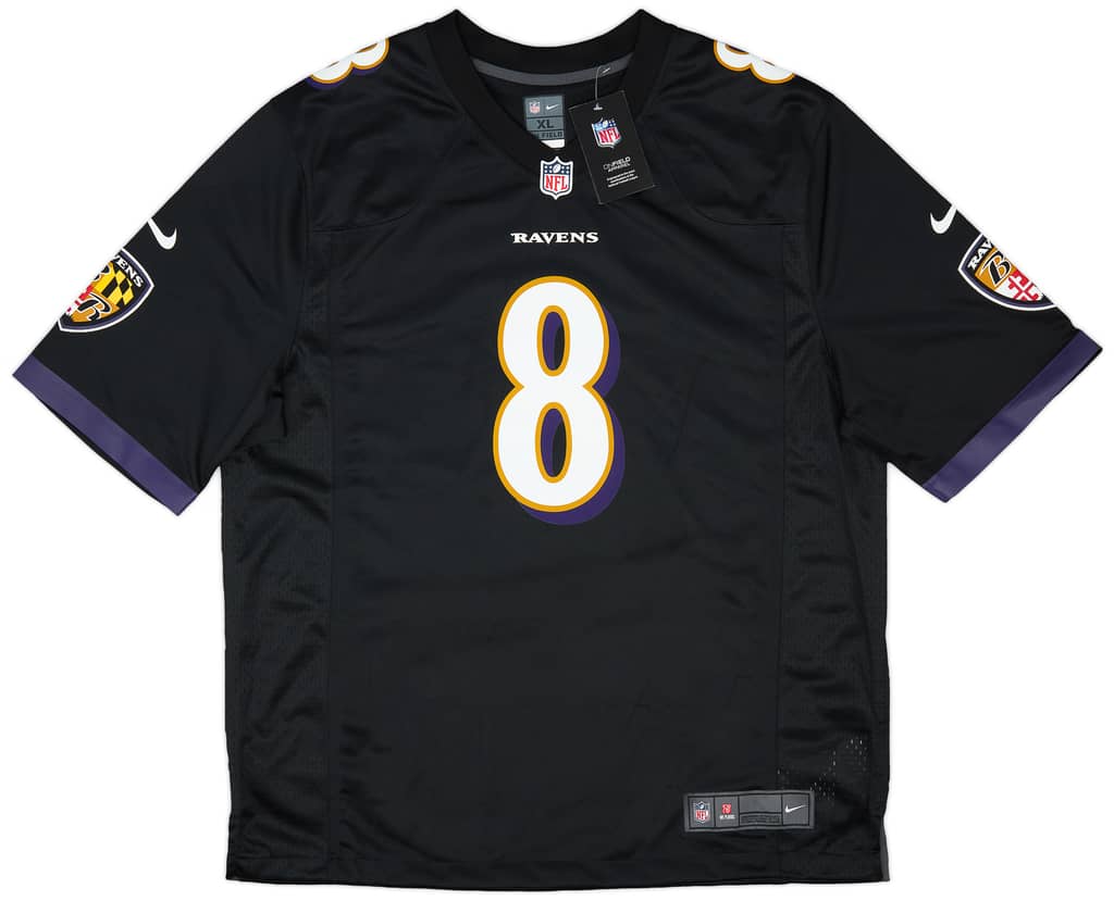 2018-23 Baltimore Ravens Jackson #8 Nike Game Alternate Jersey (XL)