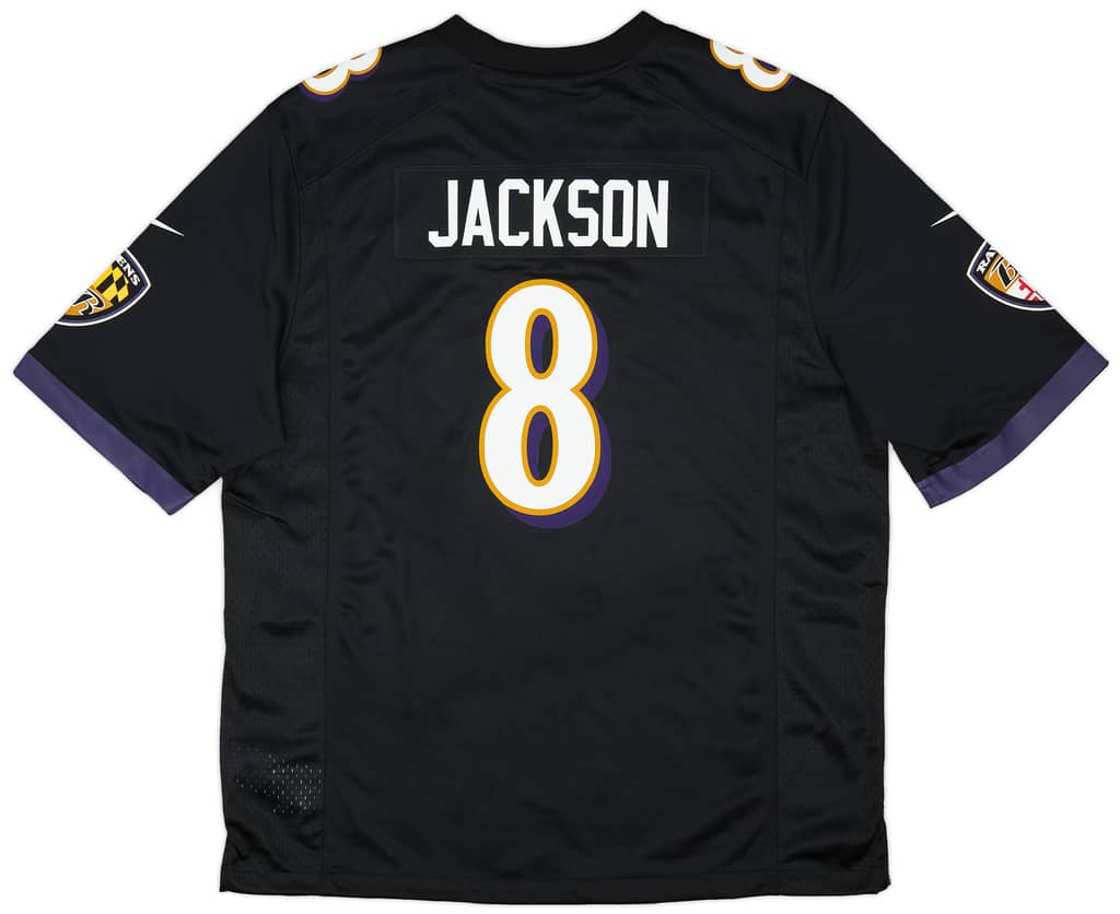 2018-23 Baltimore Ravens Jackson #8 Nike Game Alternate Jersey (XL)