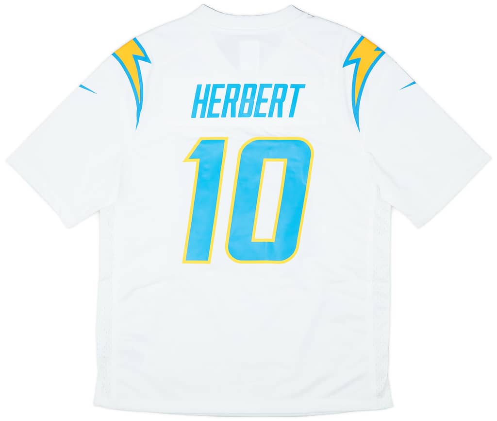2020-23 LA Chargers Herbert #10 Nike Game Away Jersey (M)