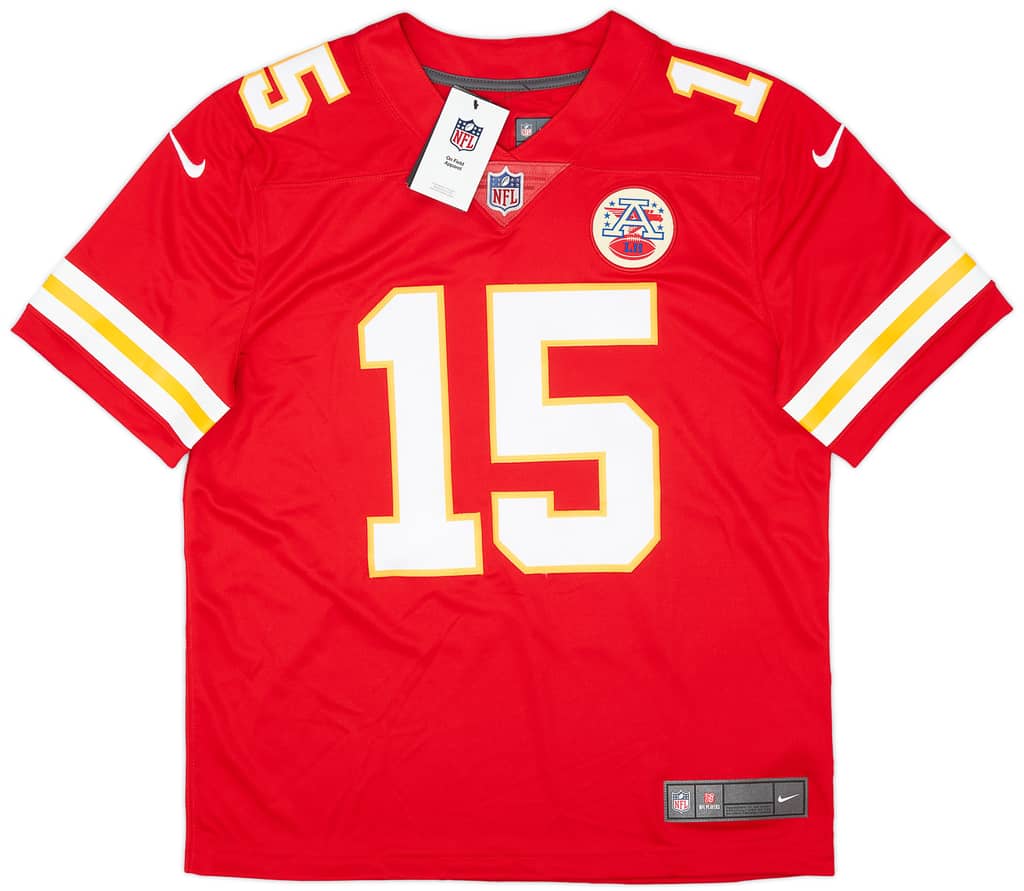 2017-23 Kansas City Chiefs Mahomes #15 Nike Limited Home Jersey (L)