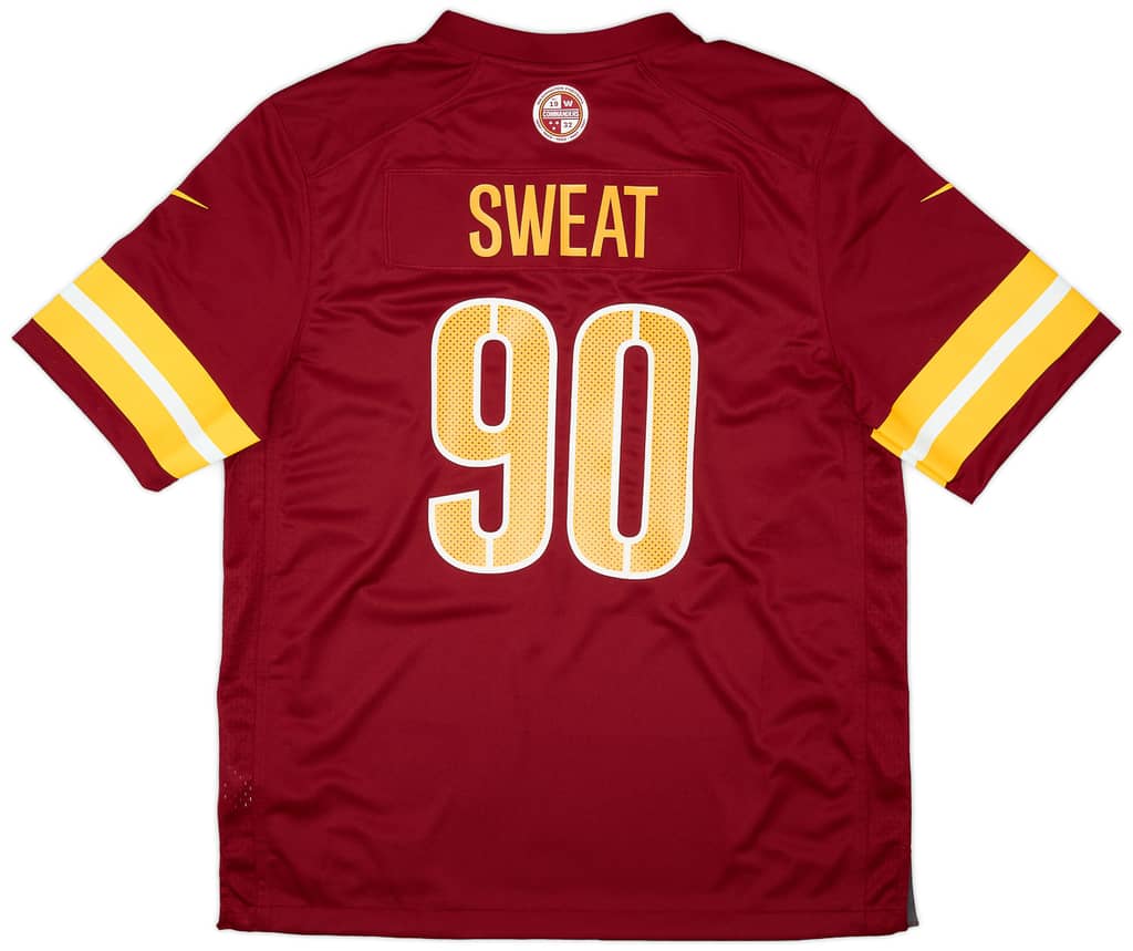 2022-23 Washington Commanders Sweat #90 Nike Game Home Jersey (L)