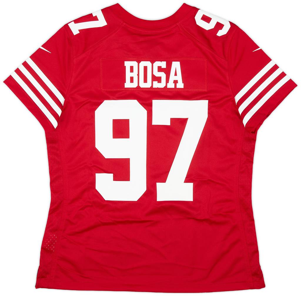 2022-23 San Francisco 49ers Bosa #97 Nike Game Home Jersey Womens (L)