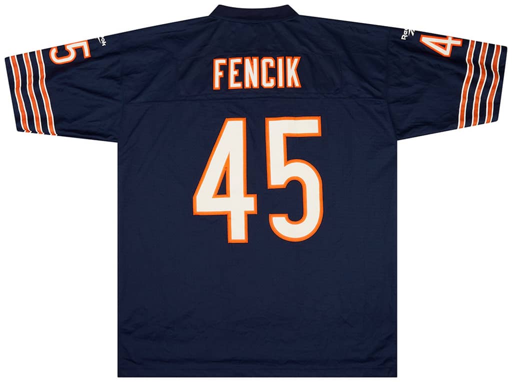 1982 Chicago Bears Fencik #45 Reebok Throwback Home Jersey (Very Good) XL