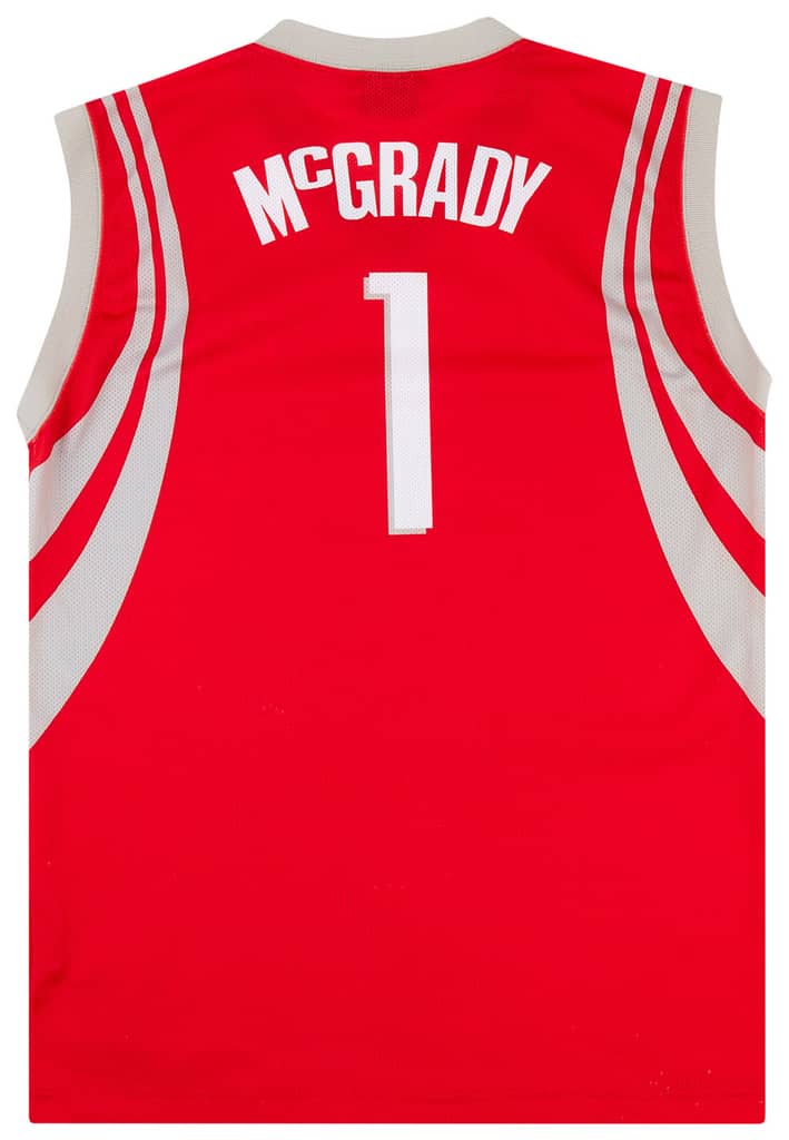 2004-10 Houston Rockets McGrady #1 Champion Away Jersey (Excellent) M