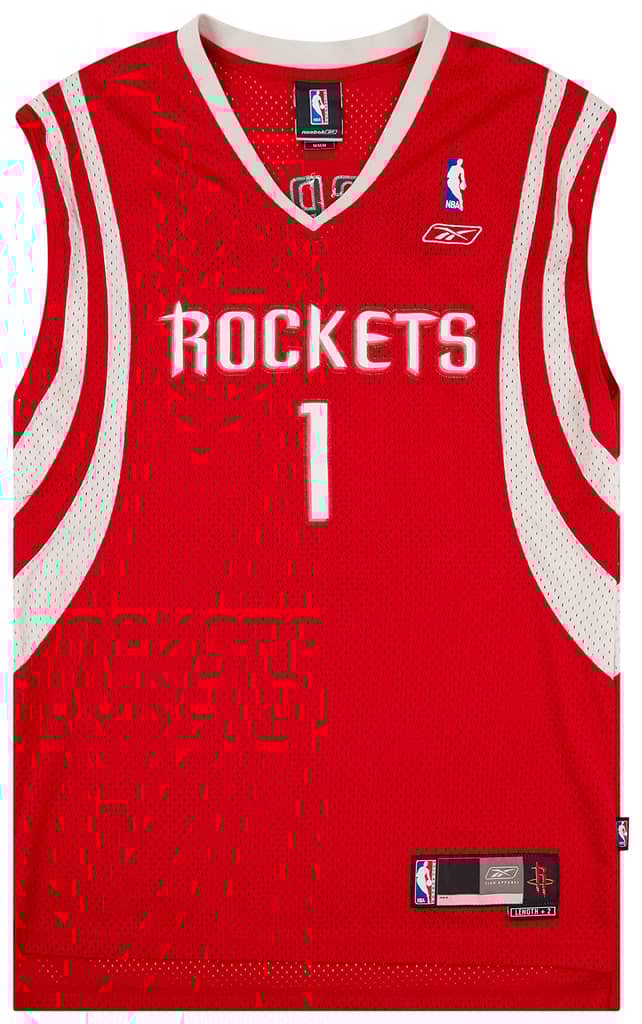 2004-06 Houston Rockets McGrady #1 Reebok Swingman Away Jersey (Excellent) M
