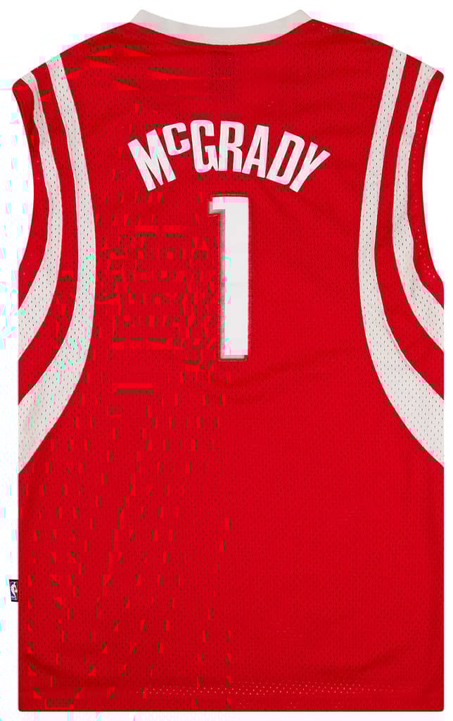 2004-06 Houston Rockets McGrady #1 Reebok Swingman Away Jersey (Excellent) M