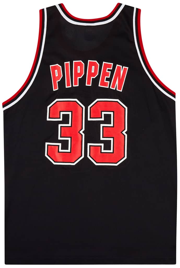 1995-97 Chicago Bulls Pippen #33 Champion Alternate Jersey (Excellent) XL